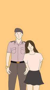  24 Ide Tni Di 2021 Ilustrasi Pernikahan Militer Ilustrasi Karakter