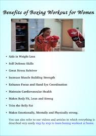ppt benefits of boxing workout for