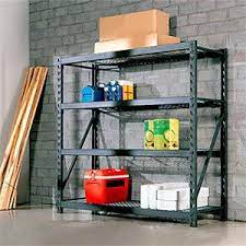 I Bought One Of These Heavy Duty Shelving Units At Costco They Are A Bit More Expensive But The Garage Shelving Industrial Storage Racks Garage Storage Racks