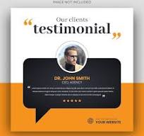 Customer feedback testimonial social media post web banner ...