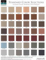 Qccolorchart 000 Sealant Depot Inc Stamped Concrete Color