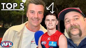 Interviewing Jack Viney & Ben Brown at The AFL Footy Festival.