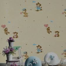 Home decor decorations for home wallpaper home decoration vases for home decor home decor luxury home decor accessories pillows about product and suppliers: Cute Gentle Bear Cartoon Wallpaper Pure Paper Home Decoration Children Kids Wallpaper Buy Cute Gentle Bear Wallpaper Pure Paper Home Decoration Kids Wallpaper Children Wallpaper Product On Alibaba Com