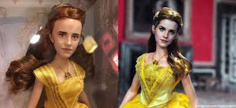 The doll is supposed to be emma watson as belle. That Emma Watson S Belle Doll Is Now Repainted And Is Given Justice Pics