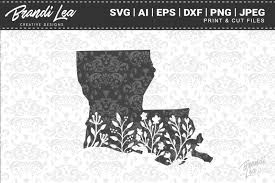 Svg files are used with electronic cutting machines such as a cricut or silhouette! Free Louisiana Floral State Map Svg Cutting Files Svg Free Svg Files Awareness