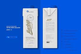 Free for personal and commercial use zip file includes: Mockup Package Tetra Brik Square 1l Packaging Mockup Business Card Mock Up Stationery Mockup