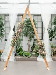 Cedar Triangle Arch Floral Arch Wedding Wedding Arch Flowers Wedding Arch