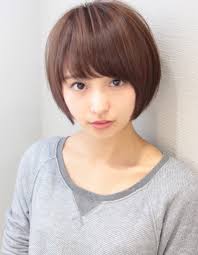 丸顔でも大丈夫ショートストレートsg 294 ヘアカタログ髪型