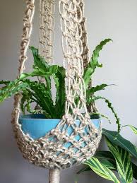 Venus Macrame Plant Hangers Choose One Or Set Of 3 Retro 70s Etsy Macrame Plant Hangers Plant Hanger Macrame Plant
