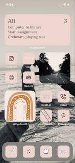 Ios 14 Home Screen Homescreen Iphone App Layout Homescreen Iphone