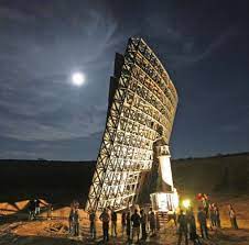 This One Of A Kind Interstellar Light Collector Is Located West Of Tucson The 52 Foot Tall By 62 Foot Wide Moonlight Co Designated Area Architecture Locations