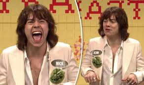 Große auswahl an mick jagger hemd. Watch Harry Styles Mocks His Solo Career In Hilarious Snl Appearance Tv Radio Showbiz Tv Express Co Uk