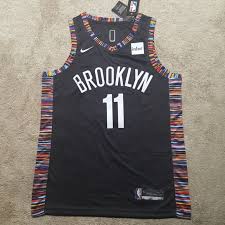 Irving got choked up while addressing the brooklyn crowd before wednesday's opener against the timberwolves Shirts Kyrie Irving Brooklyn Nets Stitched Jersey New Poshmark
