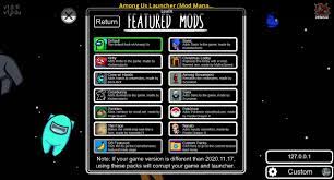 As always, you are all invited to contribute. Among Us Launcher Mod Manager Among Us Modding Tools