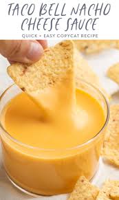 Taco Bell Nacho Cheese Sauce Recipe Recipe Nacho Cheese Nacho Cheese Sauce Nachos Cheese Recipe