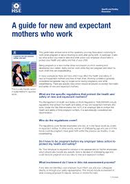 How to tell your employer you are pregnant. Indg373 A Guide For New And Expectant Mothers Who Work