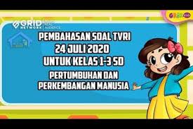 Soal Dan Jawaban Pertumbuhan Dan Perkembangan Manusia Belajar Dari Rumah Tvri 24 Juli 2020 Semua Halaman Kids