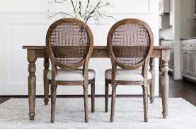 Charlie French Country Cane Back Dining Chairs Set Of 2 Edloe Finch Furniture Co