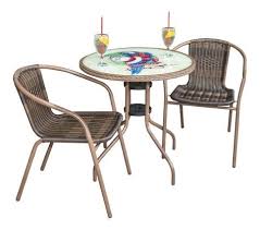 Cafe Parrot 3 Piece Bistro Set