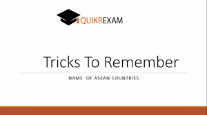 Tony horton reveals the revolutionary at home trick that saved his life. Tricks To Remember Name Of Asean Countries Quikrexam Com