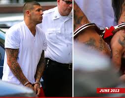 Aaron hernandez' 36 tattoos & their meanings. Aaron Hernandez Didn T Get New Jail Tattoos Blacksportsonline