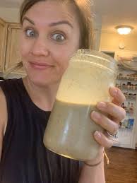 Just made a natto (2 oz), banana (one half), and milk (6 oz) smoothie. YUM!