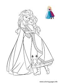 Kristoff from frozen elsa from the frozen movie. Hug With Sisters Frozen Elsa Anna 2 Coloring Pages Printable