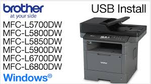 The software driver is a free to download without license and restricted. Installing Mfcl5800dw Or Mfcl6700dw With A Usb Cable Windows Version