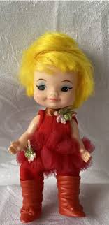 VINTAGE 1969 REMCO Finger Ding Betty Ballerina doll $28.00