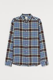 Free shipping on all orders $35+. Plaid Flannel Shirt Light Blue Black Men H M Us