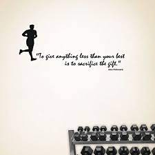 Motivational Wall Decal Quote For Running Vinyl Wall Decals Wall Quotes Decals Wall Decals