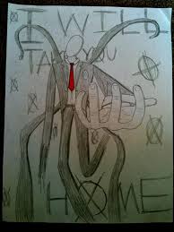 See more ideas about slenderman, creepypasta, creepy. Third Drawing Of Slenderman Head Tilted Arm Out Hand Ready To Take You Slender Man