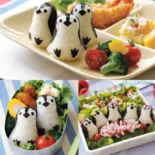 Wie Suss Ist Das Denn Bitte Sushi Maker Pinguin Form Reis Ball Diy Mould Maker Lustig Essen Essen Und Trinken Kreative Snacks