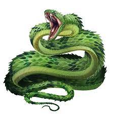 Viper Monsters Archives Of Nethys Pathfinder 2nd Edition Database Snake Monster Fantasy Creatures Art Snake Art