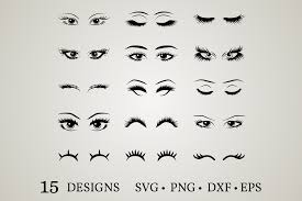 Download Eyelashes Bundle Graphic By Euphoria Design Creative Fabrica In 2020 Graphic Eyelashes Print Templates PSD Mockup Templates