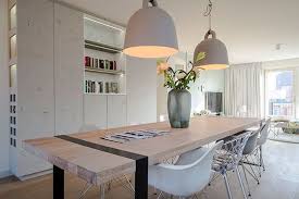 shop de look een lichte en ruime woonkamer moderne eetkamer interieur eetkamertafel