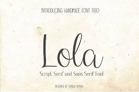 Programs that support in this font is a photo shop, adobe illustrator, adobe indesign, corel draw and microsoft. Lola 226549 Calligraphy Font Bundles Cool Fonts Script Handmade Font