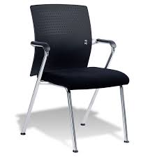 The Lightweight Yet Durable Lamar Visitor Chair Features A Chrome Tubular Frame With A Black Seat Backrest And Arm Chair Stackable Dining Chairs Office Chair