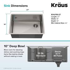 kraus standart pro stainless steel 27