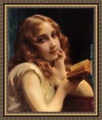 Fur Girl Framed Paintings for Sale