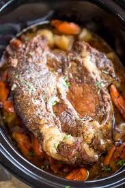 1 boneless cross rib roast (mine was 3.5 lbs). Ultimate Slow Cooker Pot Roast Dinner Then Dessert