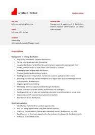Job Description Job Title Sales And Marketing Executive Status Full ...