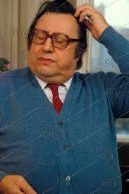 Raymond Devos (1922-2006), French humorist. Paris, 1982.