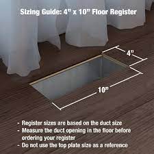 I was pleased that the floor registers were mailed promptly and were exactly the ones i wanted. Buy Imperial Rg3439 Montezuma Decorative Floor Register 4 X 10 Inch Black Iron 5 Count Online In Turkey B07r837f7g