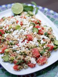 Maybe you would like to learn more about one of these? Minted Couscous Salad With Watermelon Baby Cucumber Elle Republic