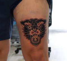 Buy pantera negra black panter tattoo vintage retro style by arctic frame studio as a art board print. Panteratattoo Hashtag On Twitter