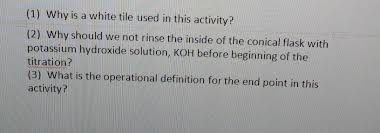The concentration of an acid or base in solution can be determined by titration with a strong base or strong acid, respectively. Last Question Based On My Previous Question Experimental To Determine The Concentration Of Brainly Com