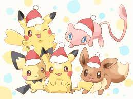 pikachu, eevee, pichu, and mew (pokemon) drawn by kana_(maple926) | Danbooru