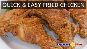 Quick And Easy Fried Chicken Panlasang Pinoy