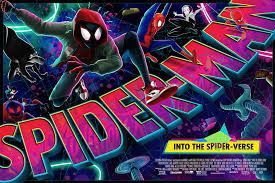 Would you like to change the currency to pounds (£)? Spider Man Into The Spider Verse Screenprinted Poster Mondo